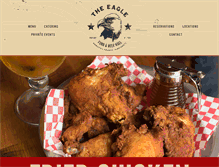 Tablet Screenshot of eaglerestaurant.com